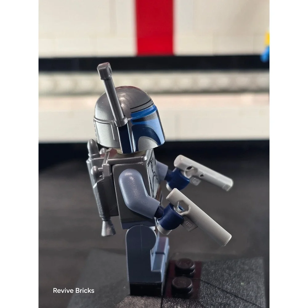 Star Wars - sw0468 - Jango Fett - Light Nougat Head, Smile